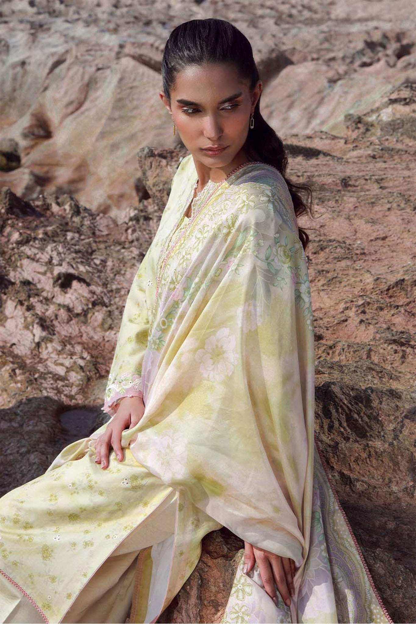 Afsanah By Seran Unstitched 3 Piece Lawn Chapter 01 Collection'2025-09-Sahar