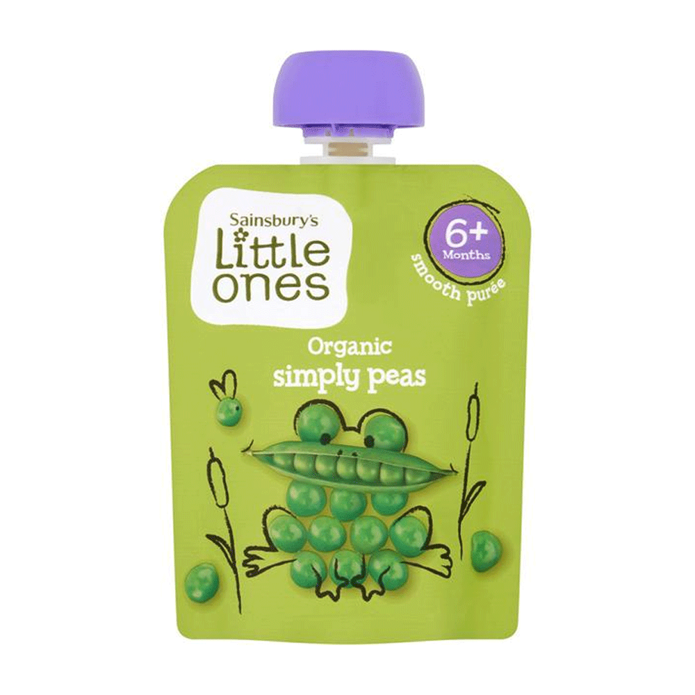 Sainsbury's Little Ones Organic Simply Peas 70g - Snapcart.pk
