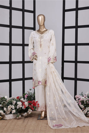 Khombi Stitched 3 Piece Luxury Formals Collection'2025-AF-03-C