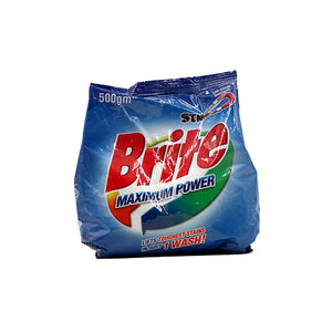 Brite Washing Powder Maximum Power 500g - Snapcart.pk