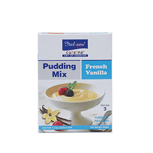 Italiano French Vanilla Pudding Mix 90g - Snapcart.pk