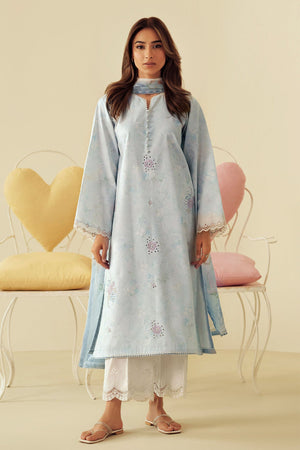 Daffodils By Seran Unstitched 2 Piece Lawn Collection'2025-02-Skylar