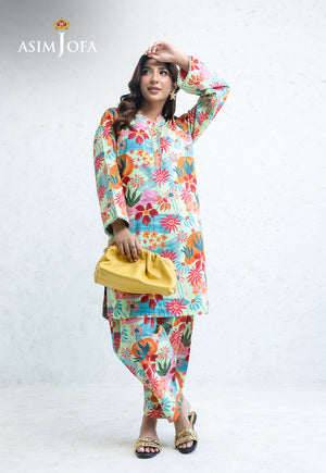 Daily Pret By Asim Jofa Stitched 2 Piece Cambric Collection'2025-AJPB-203