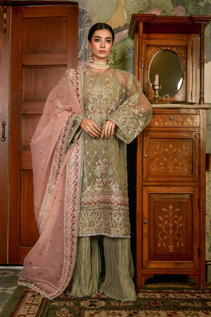 Ruburu By Imran Ramzan Unstitched 3 Piece Luxury Formals Collection'2025-GULL - Unstitched