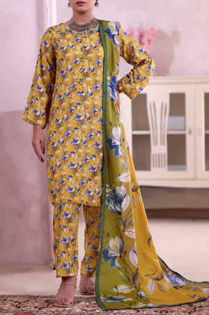 Khaas by Aizal Stitched 3 Piece Printed Ayudia Collection'2025-A-K-02