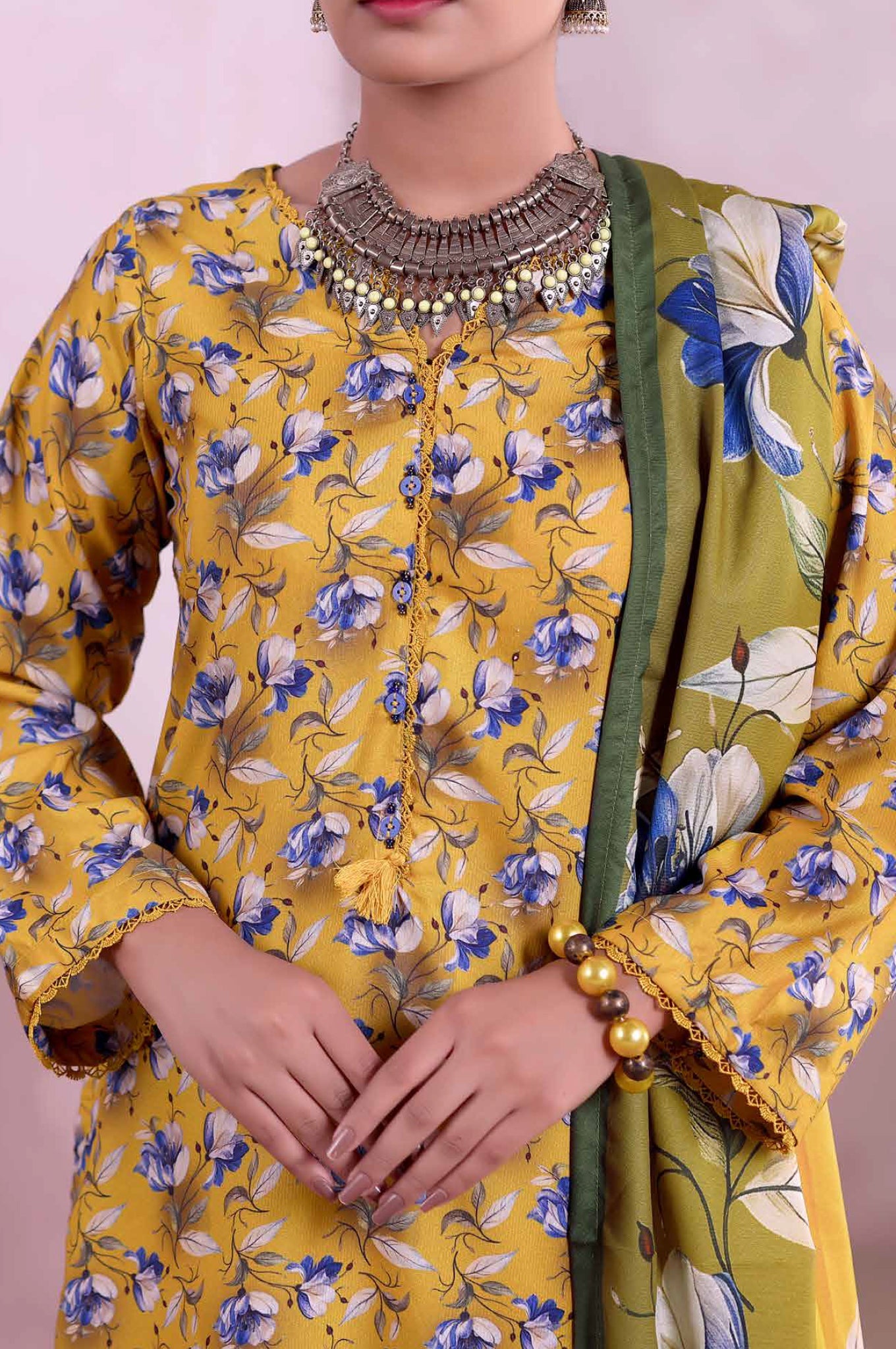 Khaas by Aizal Stitched 3 Piece Printed Ayudia Collection'2025-A-K-02