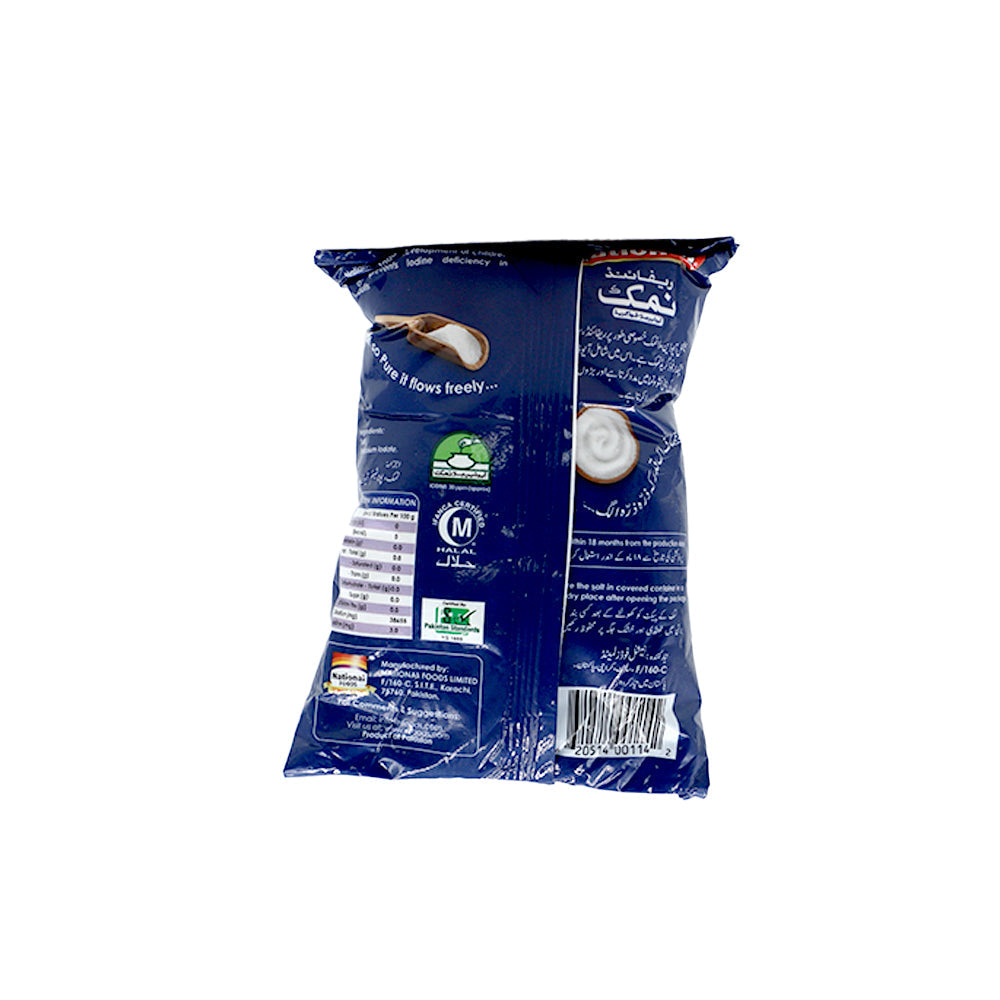 National Foods Refined Salt 800g - Snapcart.pk
