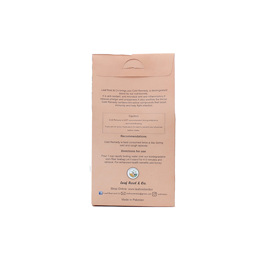 Biodegradable Teabags Cold Remedy 20s - Snapcart.pk
