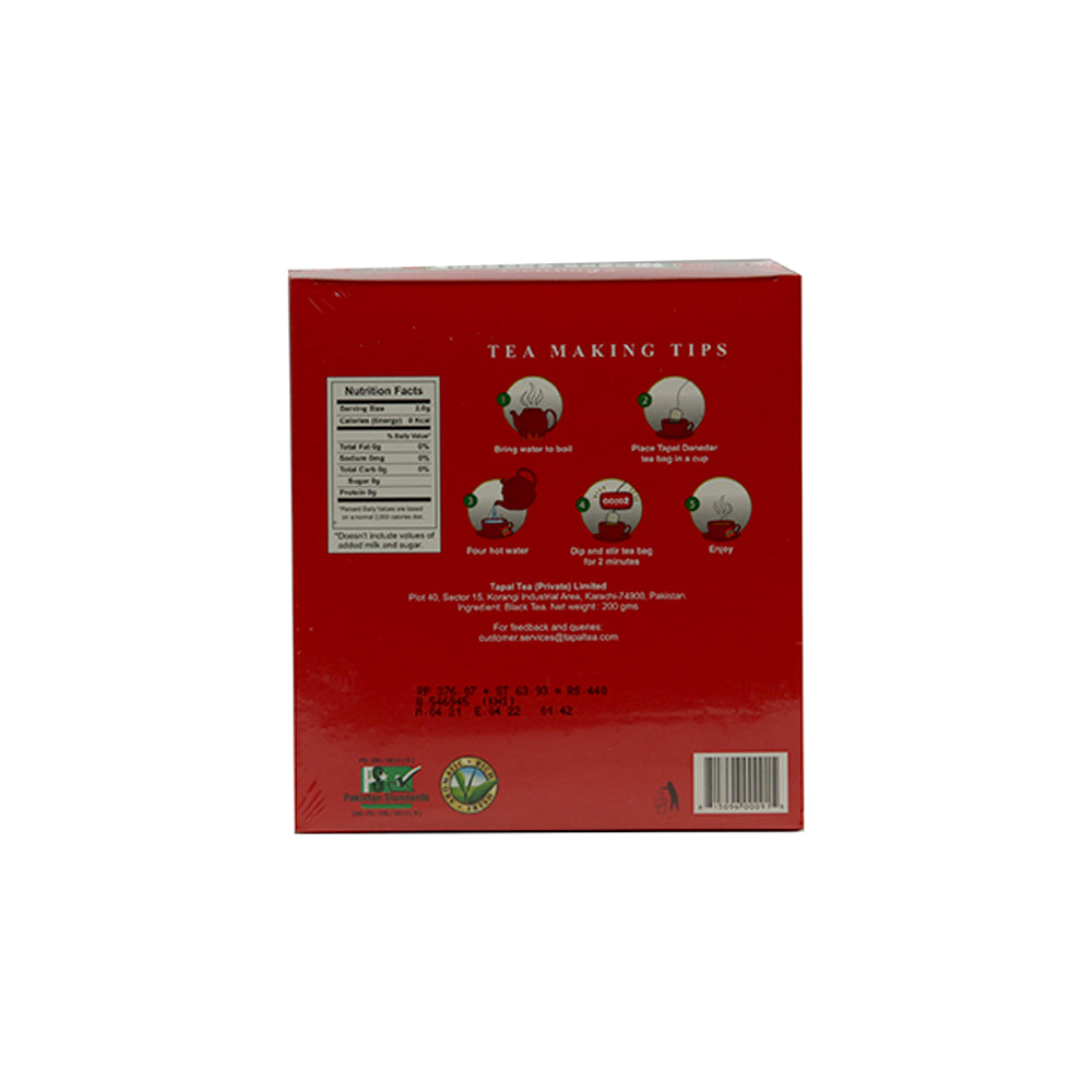 Tapal Danedar Tea Bags 100s - Snapcart.pk