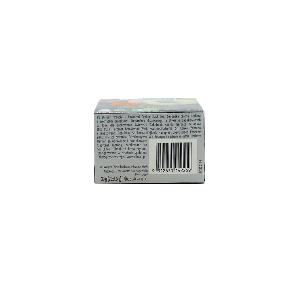 Dilmah Teabags Peach 25s - Snapcart.pk