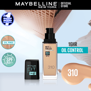Maybelline Ny New Fit Me Matte + Poreless Liquid Foundation Spf 22 - 310 Sun Beige 30Ml - For Normal To Oily Skin - My Store