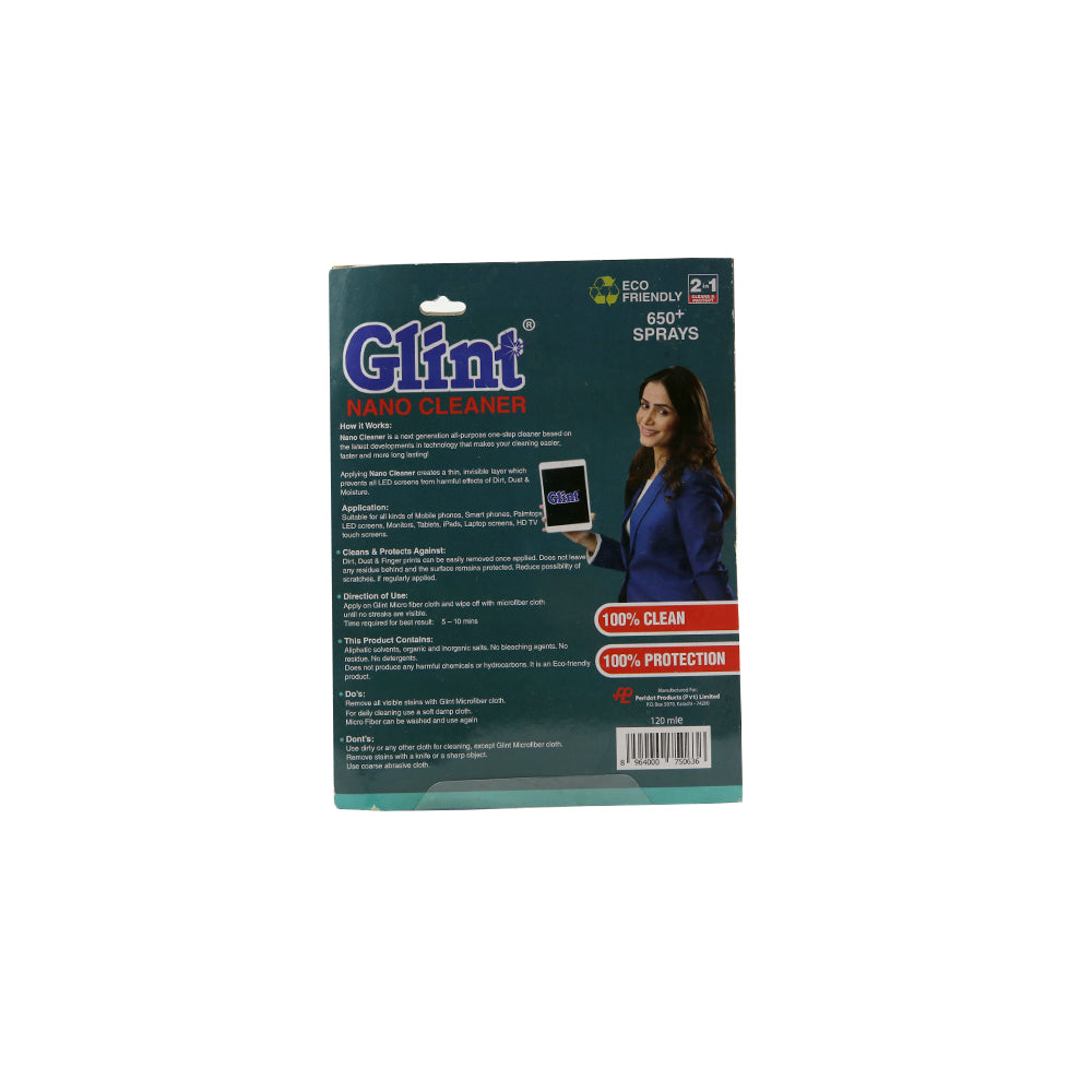 Glint Nano Cleaner Spray 120ml - Snapcart.pk