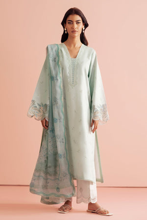 Daffodils By Seran Unstitched 2 Piece Lawn Collection'2025-03-Cassie