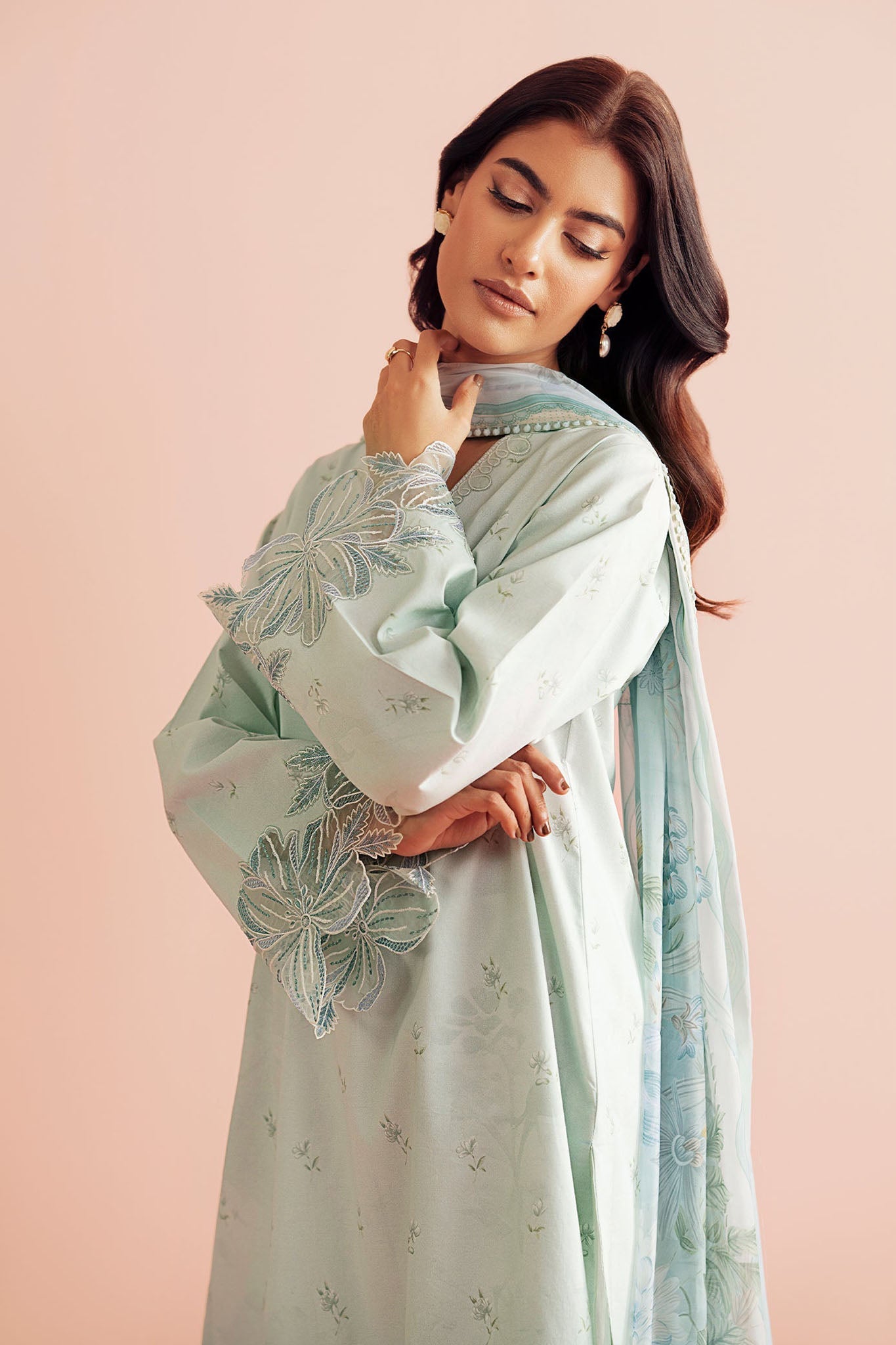 Daffodils By Seran Unstitched 2 Piece Lawn Collection'2025-03-Cassie