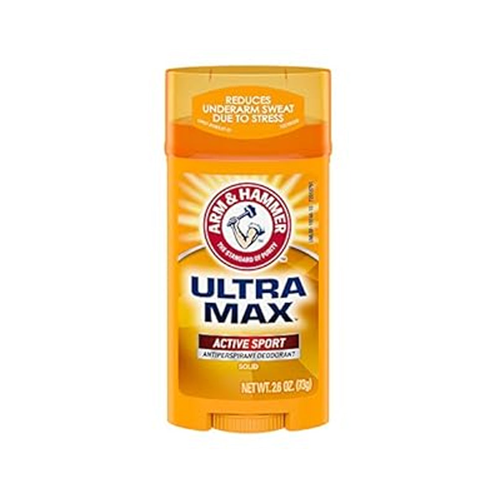 Arm & Hammer Ultra Max Active Sport Deodorant Stick 73g - Snapcart.pk