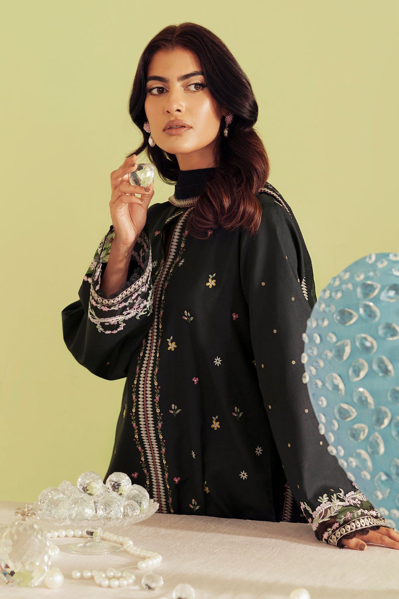 Daffodils By Seran Unstitched 2 Piece Lawn Collection'2025-04-Siya