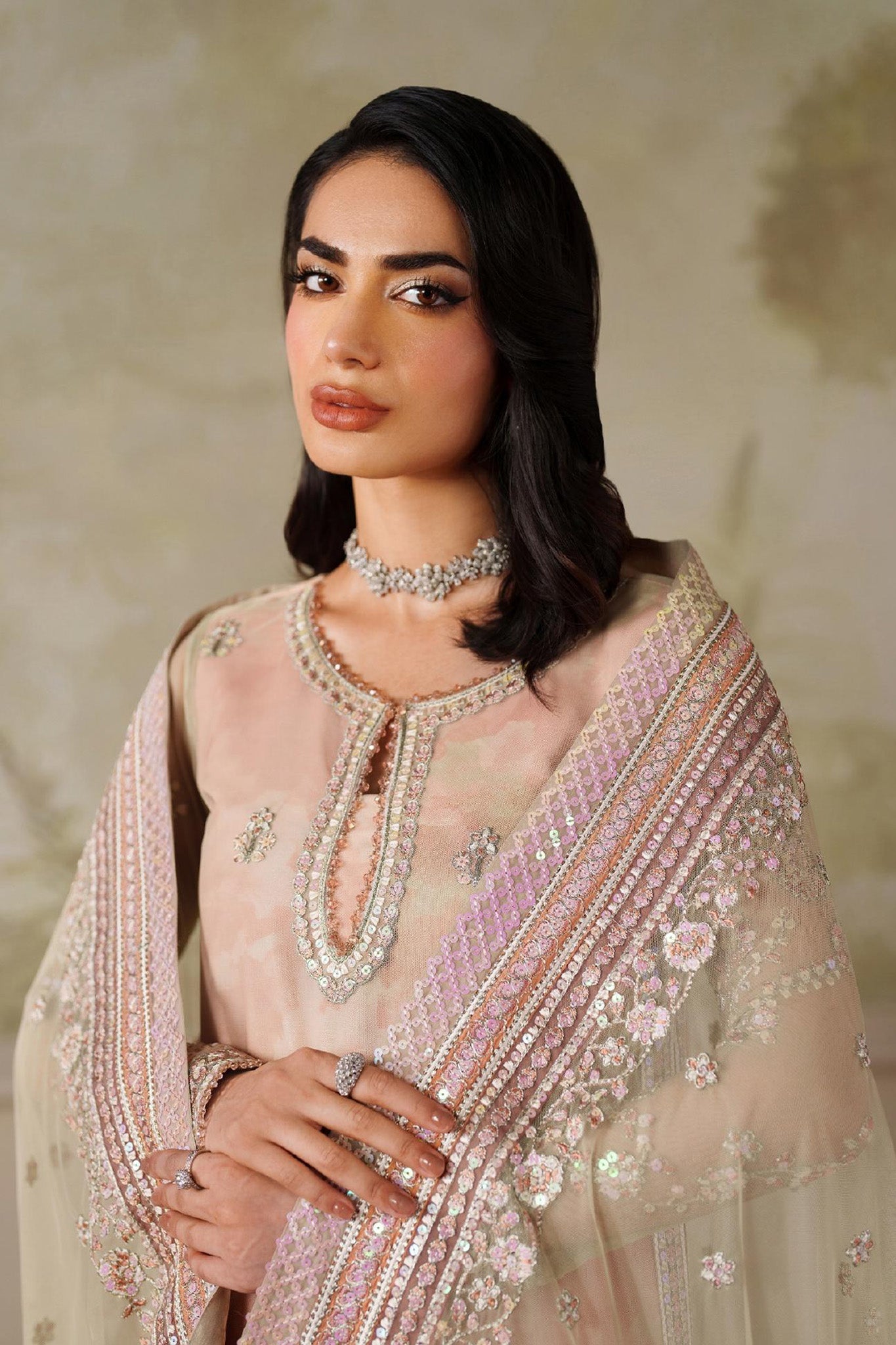 Zaneera by Zarif Unstitched 3 Piece Printed & Emb Formals Collection'2025-Zrf-Zpe-04-Seriyah