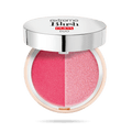 Pupa Milano- Extreme Blush Duo Dual Effect Comp Blush - Radiant Flamingo Glow Creamy