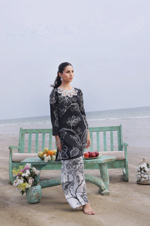 Whisper Wind By Feathers Unstitched 2 Piece Printed Lawn Collection'2025-INKOR-FT502