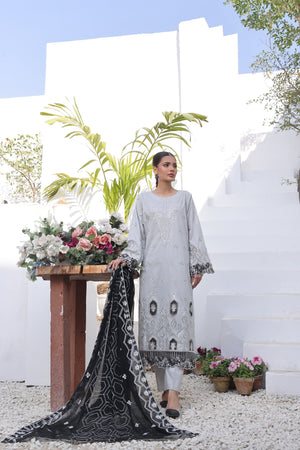 Dressline Launching New Semi Stitched 3 Pcs Emb Chikankari & Laserkari Lawn Collection