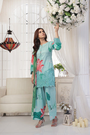 Midnight Murmurms By Feathers Lawn Collection'2025-SKYLOR-FT481