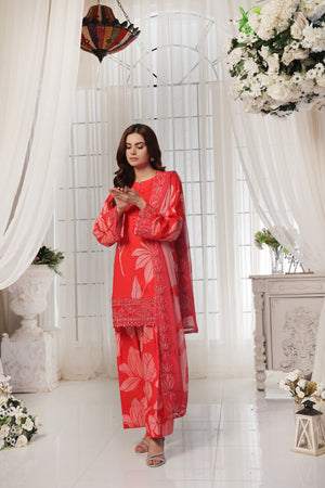 Midnight Murmurs By Feathers Lawn Collection'2025-ZAFINA-FT484
