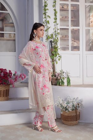 Esfir By Dressline Stitched 3 Piece Summer Collection'2025-esfir-stitched-ivory-rose