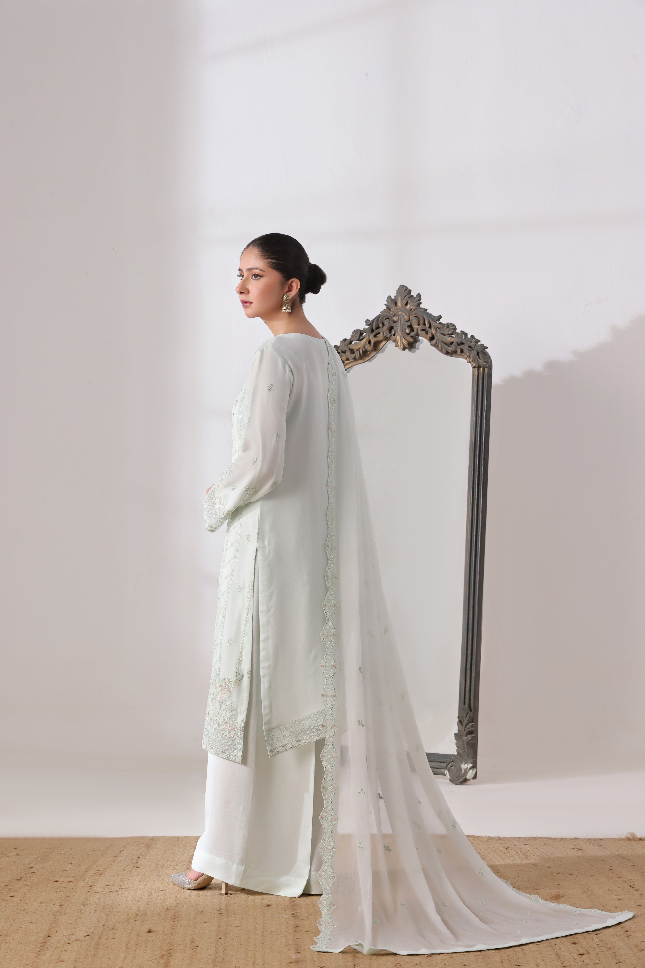 Amalya By Dressline Stitched 3 Piece Luxury Chiffon Formals Collection'2025-amalya-lightgrn