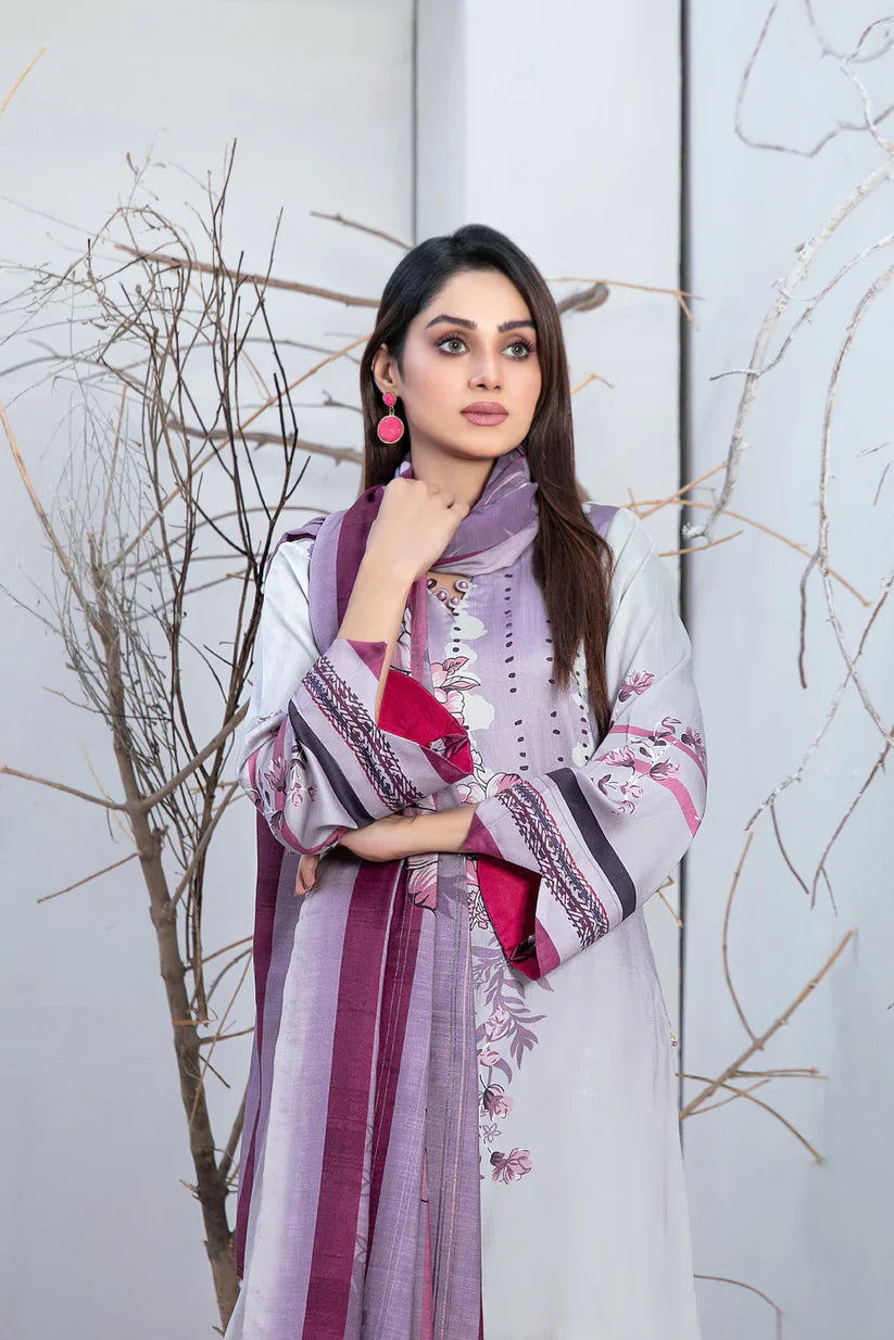 Tawakkal Fabrics - Serwa - 3 Pc Digital Printed Collection - D-1285