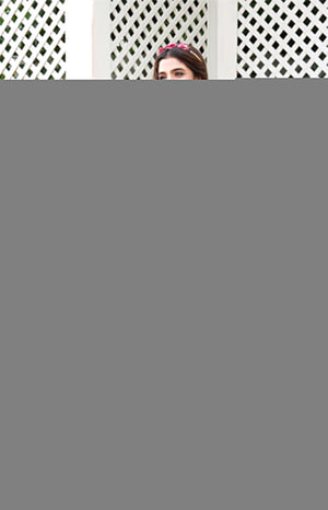 Feathers Unstitched 3 Piece Summer Collection-MAJESTIC BLOOM-FT129