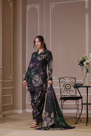 Feathers Unstitched 3 Piece Winter Collection-COASTAL VIBE-FT435