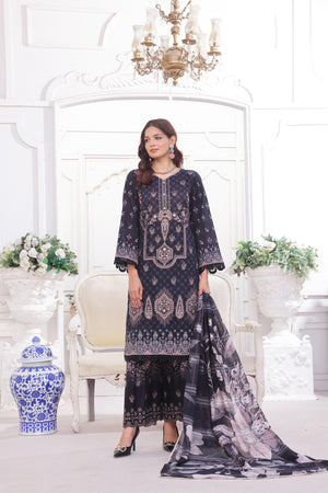Dressline Launching New Unstitched 3 Pcs Premium Chikankari Bana Dora Digital Printed Lawn Collection