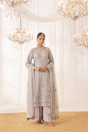 Parkha By Dressline Semi Stitched 3 Piece Luxury Chiffon Formals Collection'2025-Dressline > 103