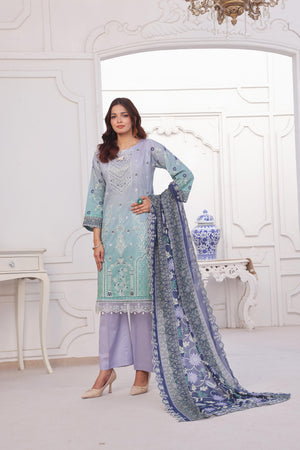 Dressline Launching New Unstitched 3 Pcs Premium Chikankari & Cutwork Emb Digital Printed Lawn Collection