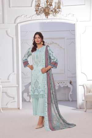 Dressline Launching New Unstitched 3 Pcs Premium Chikankari & Cutwork Emb Digital Printed Lawn Collection
