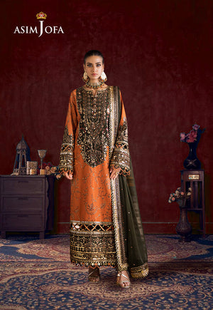 Asim Jofa Limited Edition Luxury Lawn Ajfile-24 Cambric 3 Pcs