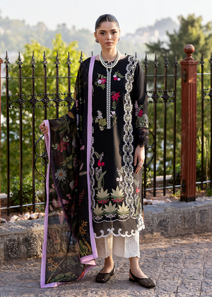 Bloom By Saira Shakira Unstitched 3 Piece Luxury Lawn Collection'2025-06-B-Sauvage