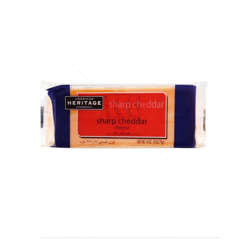 Heritage Sharp Cheddar Cheese 226.79g - Snapcart.pk
