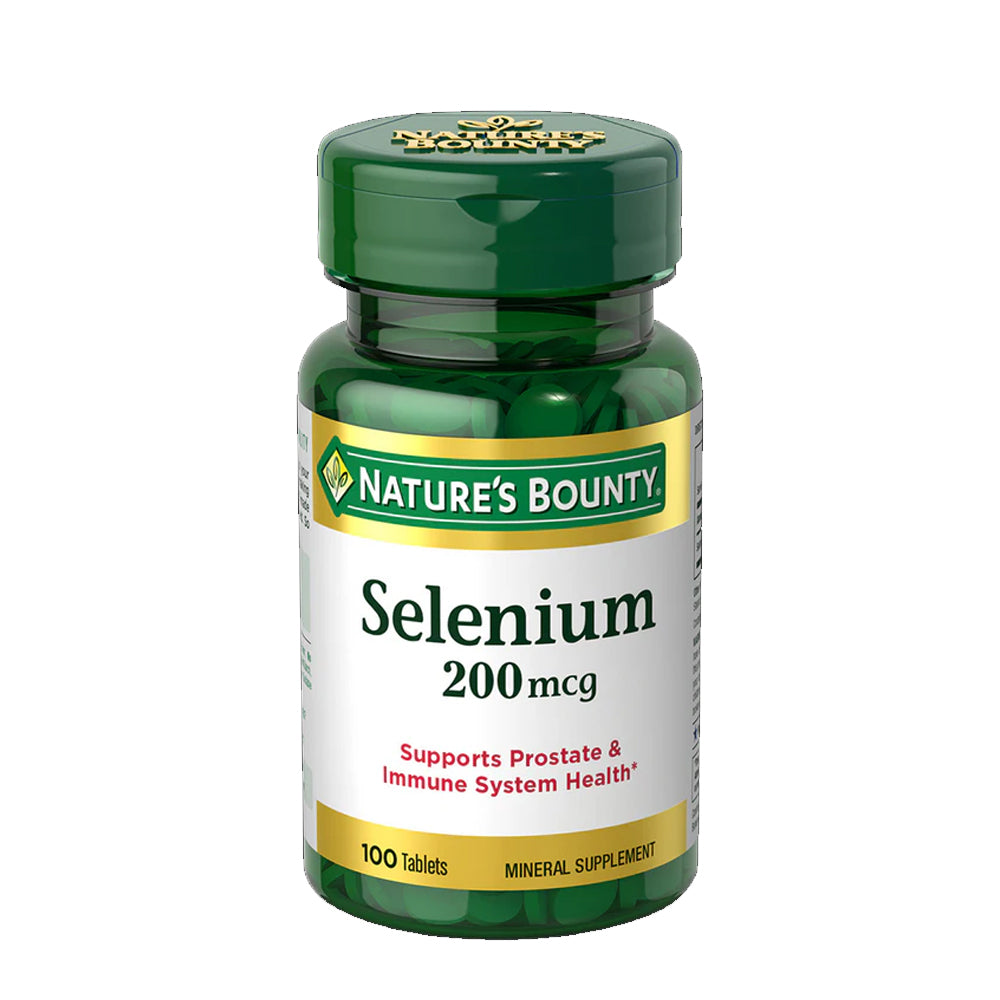 Natures Bounty Selenium 200mcg Tab 100s - Snapcart.pk