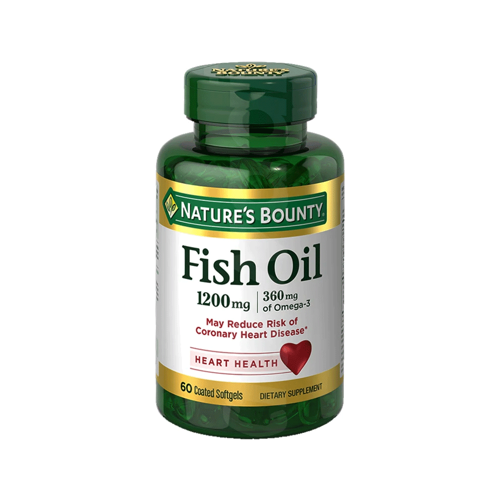 Nature's Bounty Fish Oil 1200mg 60 Soft Gels - Snapcart.pk
