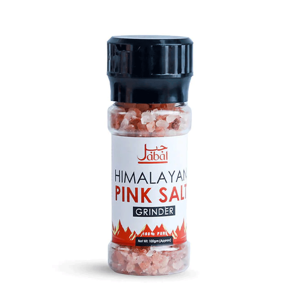 Jabal Himalayan Pink Salt Grinder 100gm - Snapcart.pk