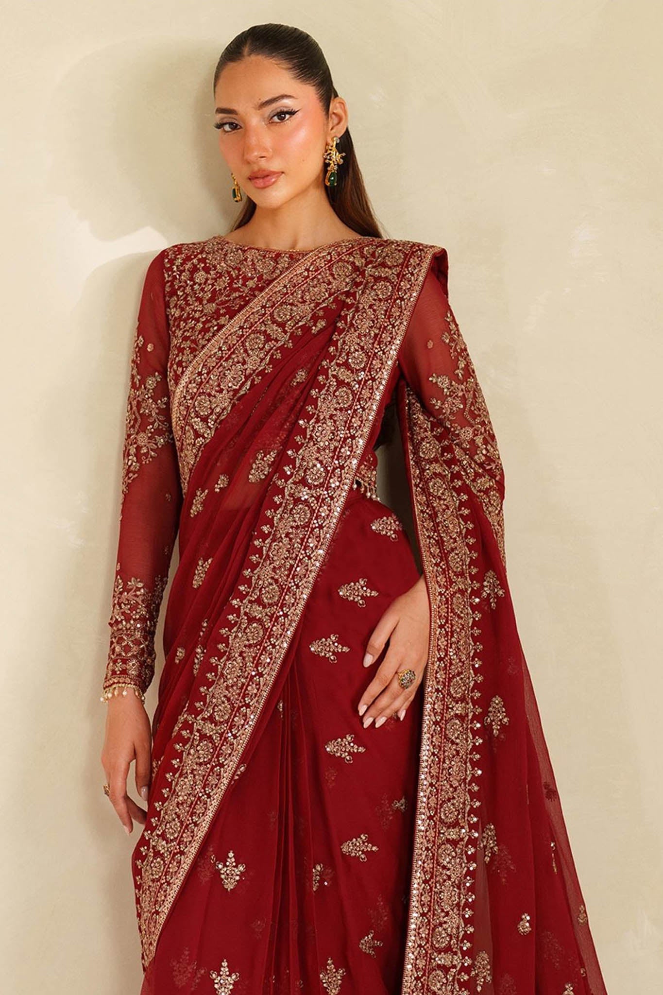 Meesa By Zarif Unstitched 3 Piece Luxury Formals Collection'2025-ZRF-ML-07-SUMRAH