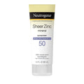 Neutrogena Sheer Zinc Mineral Sunscreen Lotion SPF 50 88Ml