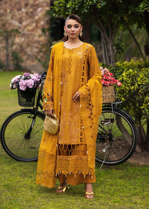 Bloom & Beyond - Paras By Pasha Unstitched 3 Piece Lawn Collection'2025-Marigold Bloom