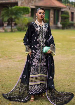 Bloom & Beyond - Paras By Pasha Unstitched 3 Piece Lawn Collection'2025-Evening Bloom