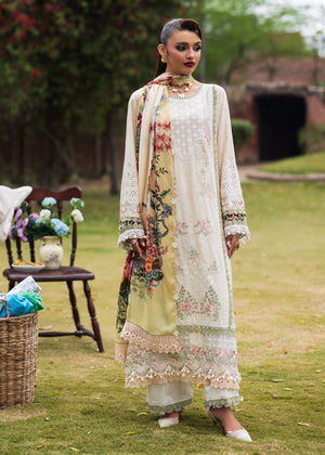 Bloom & Beyond - Paras By Pasha Unstitched 3 Piece Lawn Collection'2025-Snowdrop Bloom