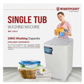 WestPoint Single Tub Washing Machine 10kg – Model WF-1017 - My Store