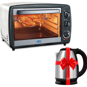 Anex AG-1064EX Deluxe Oven Toaster + Premium Electric Kettle - Snapcart.pk