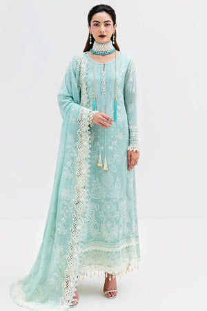 Luxe By Imrozia Serene Unstitched 3 Piece Luxury Formals Collection'2025-S-1087-Aqua