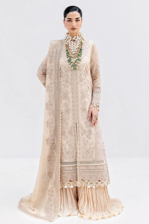 Luxe By Imrozia Serene Unstitched 3 Piece Luxury Formals Collection'2025-S-1094-Sand